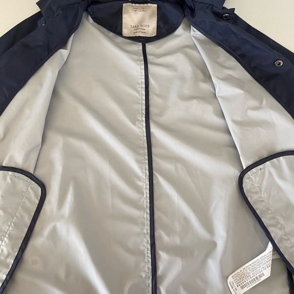Zara Boys Size 6 Navy Blue Jacket - Picture 4 of 8
